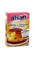 Alsa Préparation Gâteau De Semoule Nappage Caramel 2 Sachets 414g