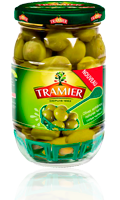 Olives vertes entières Tramier