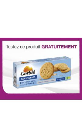 Biscuit Sésame Vanille Paquet 132 g Contenu