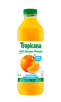 Jus d\'orange sans sucres ajoutés Pulpissimo Tropicana