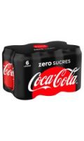 Soda zero sucres Coca-Cola ZERO