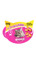 Friandises pour chats au poulet et fromage Les Irrésistibles Whiskas