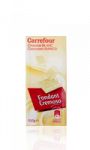 Tablette Chocolat Blanc Carrefour