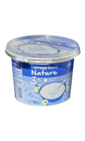 Fromage blanc nature 3% MG Carrefour