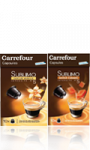Capsules de café aromatisées vanille ou caramel Carrefour
