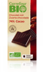 Chocolat Noir 74% Carrefour Bio