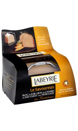 Bloc de foie gras de le bloc de 300g + trancheur Contenu