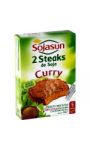 Steaks de soja curry Sojasun