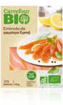 Emincés de saumon fumé Carrefour BIO