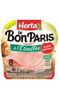 HERTA LE BON PARIS Jambon à l'étouffée x8 -340g