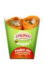 Sandwich Be Wrappy ! poulet rôti tomates Daunat