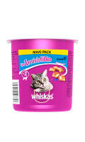 Friandises pour chats Les Irrésistibles au saumon Whiskas Friandises pour chats Les Irrésistibles au saumon Whiskas