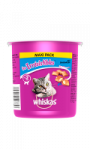 Friandises pour chats Les Irrésistibles au saumon Whiskas Friandises pour chats Les Irrésistibles au saumon Whiskas