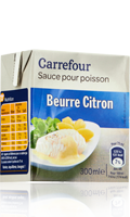 Sauce beurre citron Carrefour