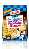 Gnocchi à poêler Extra Jambon Fromage Lustucru