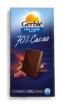 Chocolat noir 70% Cacao sans sucres ajoutés Gerblé
