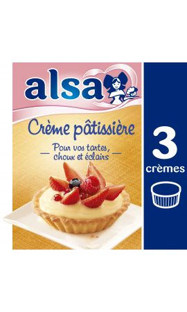 ALSA Préparation crème pâtissière onctu : : Epicerie