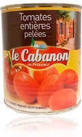 Tomates entières pelées Le Cabanon