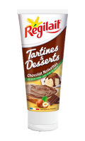 Tartines et desserts Chocolat noisettes Régilait