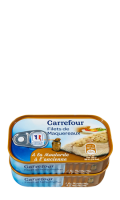 Filets de maquereaux Carrefour