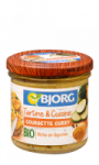 Sauce tartine et Cuisine Courgette Curry Bjorg