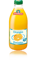Jus d\'orange sans pulpe Andros