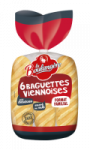 6 Baguettes Viennoises format familial La Boulangère