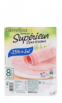 Jambon Supérieur Sans couenne -25% de Sel Carrefour