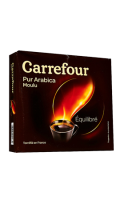 Café Pur Arabica Moulu Equilibré Carrefour