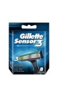 Lames de rasoir Sensor3 Gillette