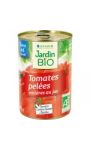 Tomates pelées entières au jus Jardin Bio'logique
