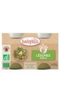 Petits pots bébé dès 4 mois, légumes verts Babybio