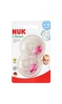 Sucettes 6-18 mois silicone Nuk