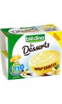 Desserts bébé dès 6 mois, crème vanille Blédina