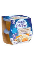 Plat bébé 12+ mois risotto carottes Nestlé P'tit Souper