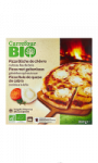 Pizza bûche de chèvre cuite au feu de bois Carrefour Bio