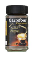 Café expresso soluble Carrefour