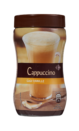 Cappuccino vanille 310g Contenu