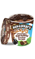 Ben & Jerry's Pot Glace Topped Chocolate Caramel Cookie Dough 470ml