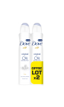 Dove Déodorant Femme Spray Original Zéro% 200ml Lot de 2