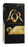 L’Or Espresso or jaunes capsules X 10