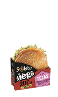 Hamburger Mega Bun Texas Sodebo