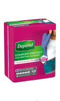 Depend Comfort-Protect Femme L, sous-vêtement absorbants pour fuites urinaires