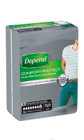 Depend Comfort-Protect sous-vetements absorbants Homme - Taille L