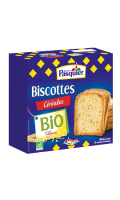 Biscottes Céréales Bio Brioche Pasquier