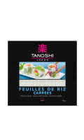 Feuilles riz carrées Tanoshi
