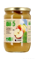 Compote de Pommes Allégée Carrefour Bio