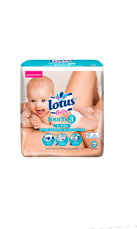 LOTUS Baby Touch taille 3 24 couches Contenu