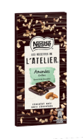Chocolat Dégustation Noir avec éclats Amandes Grillées Nestlé Les Recettes de l\'Atelier