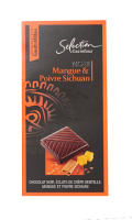Tablette de Chocolat Noir Mangue et Poivre du Sichuan Carrefour Sélection